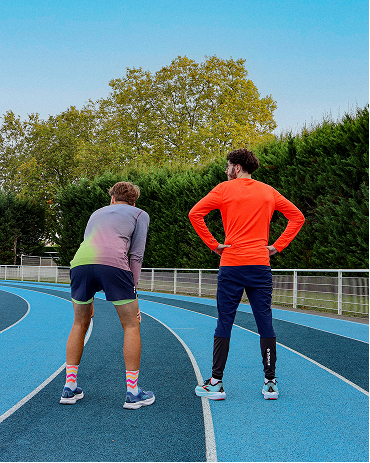 Photo de deux athlètes